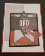 Stampin up card making kit - He's The Man Best Dad Ever