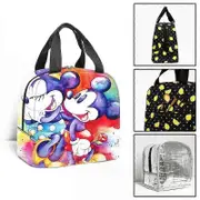 c393 Mickey Minnie Mouse Lunch Bags Kids School Insulated Lunch Bag Portable Cooler Tote Food tbd393