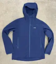 Patagonia R1 Techface Fitz Roy Trout Hoodie Jacket Mens Large Tidepool Blue New