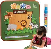 Water Paint Toy for Kids - Reusable Children Painting Toys,Educational Water Reveal Activity, Portable Learning Drawing Toys Includes Pen for Holiday Birthday