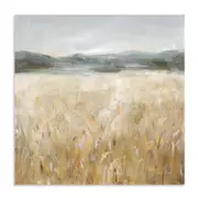 Artey | Field of Gold II - Stretched Canvas - Stretched Canvas - 100 x 100cm