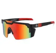 High Quality Luxury Heat Wave Brand Sunglasses Square Conjoined Lens Cycling