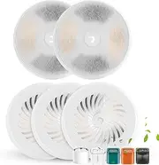 5 Pack of Filters Compatible with Pet, Kit EVERSWEET Solo SE/2S/3/3Pro & CYBERTAIL 63oz/1.85L, Replacement Filters,Lazooe Cat Water Fountain Filter