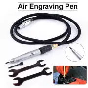 Air Scribe Engraving Pen Engraver Lettering Carve Pneumatic Tool with 2 pen tips