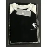 【現貨S】4 PERCENT CLUB CLASSIC LOGO RAGLAN TEE /經典款插肩黑白短袖 #4%