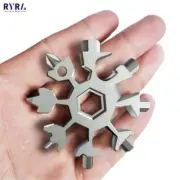 Multipurpose Snowflake Metal Wrench Tool Universal 18-in-1 Octagonal Star Anise