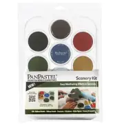 Weathering Effects Kit - Scenery Colors, 7 Color, Includes Sofft Tools & Pale...