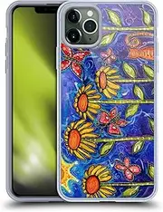 Head Case Designs Officially Licensed Wyanne Sundown Sunflowers Nature 2 Gel Case [Military Grade Protection] Compatible with Apple iPhone 11 Pro Max