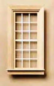 Dollhouse Miniature Classic Value Window (#5034)-- 1:12 Scale