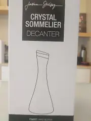 Crystal wine decanter by Joshua Steinberg
