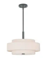Livex Meridian 4-Light English Bronze Pendant