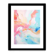 Abstract Framed Art Colorful Framed print Art Poster