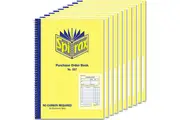 Spirax 557 Purchase Order Book 207x144mm No Carbon Required 10 Pack