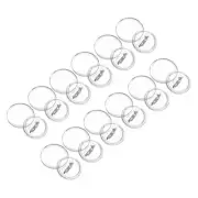 1.46" Acrylic Button Pin Badge, 12 Set Round Pin Blank Buttons Badges Kit
