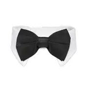 Cat Tuxedo, Black Cat Bow Tieewed with Handcrafted Adjustable S Black White