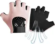 [acime] Half Finger Exercise Gloves | Anti-Slip Sports Gloves,Breathable Abrasion Resistant Skin-Friendly Training Gloves for Sports Enthusiasts