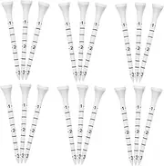 BELLIFFY 50pcs Golf Golf Balls Golf Accessories Western Golf Tees Golf Ball Holders Small Golf Spikes Golf Ball Tees Golf Pegs Golf Mat Tees Golf Ball Spikes Tees Golf Golfs Spike Wood