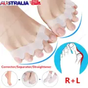 1 Pair Gel Bunion Corrector Toe Separator Spreader Straightener Pain Relief AU