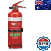 ✅ FirePro 1kg Dry Powder Fire Extinguisher w/ Bracket Car Boat Caravan 2A:10B:E*