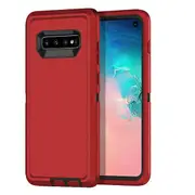 For Samsung Galaxy Note 20 Case Drop Resistant Defender Tradies Heavy Duty Rugged Shockproof Tough Cover (Navy Blue / Blue)