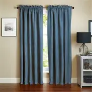 Blazing Needles Microsuede Blackout Curtain Panels (Set of 2)
