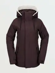 Brand New Womens 2021 Volcom Shire Insulated Jacket Black Red Small