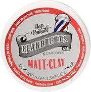 Beardburys Matte Hair Clay for Men, Extreme Hold and Matte Finish, Water-based Styling Clay for Immaculate Style that Lasts all Day, 100ml