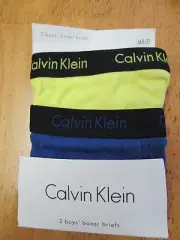 New in Package CALVIN KLEIN 2 pr BOXER BRIEF UNDERWEAR Med 8/10