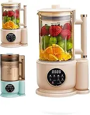 Una Licuadora Inteligente Cocina Licua Y Se Lava Solo, Multifunctional Quiet Electric Juicer, 1-Button Cold Press Juicers Machines, for Shakes (Blue)