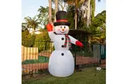 240cm Inflatable Snowman with LED Light for Christmas Decoration