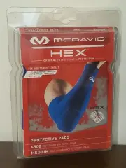 McDavid Protective Pads 6500 HEX Shooter Arm Sleeve - M Medium - Royal Blue