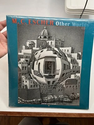M. C. ESCHER OTHER WORLDS CALENDAR **BRAND NEW** SEALED 2010 Vintage