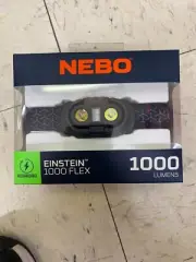 NEW NEBO NEB-HLP-0007 EINSTEIN 1000 LED HEADLAMP LIGHT 1000 LUMENS