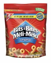 6 x BOXES Christie BITS & BITES ORIGINAL Snack Mix 140g Each Canada -FRESH
