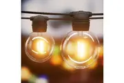23m Solar Festoon Lights Outdoor LED String Light Wedding Party Christmas Decor