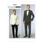 VOGUE SUIT SEWING PATTERN V9097 40-46 Mens Tuxedo Jacket Pants Uncut