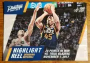 Donovan Mitchell Prestige 2017 2018 ROOKIE RC Insert Highlight Reel Utah Jazz