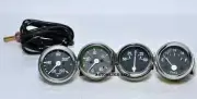 Willys MB Jeep Ford GPW Gauges Kit - Temperature -Oil Pressure-Fuel-Ampere