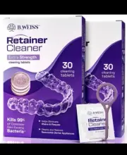 B. Weiss NIB 60 Count Retainer Cleaner Tablets, Invisalign Cleaner