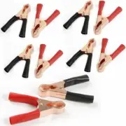 Sturdy Metal Alligator Clips 10 Pack Test Terminal Clamps for Electrical Use