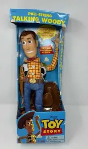 Vtg 1995 Thinkway Toy Story Pull-String Talking Woody Disney Pixar 1st Edition