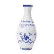 3D Puzzle Planter Vase for Home Decoration, 160 Pieces Blue and White Porcelain