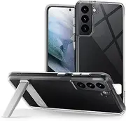 [BESFIRD] for Samsung Galaxy S21 Case with Stand, Galaxy S21 5G Case Clear, Silicone Phone Cover Samsung S21, with Kickstand, 6.2 Inch