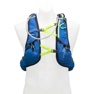 【山野賣客】NATHAN VaporAir輕量超馬水袋背包(2L)藍 反光條 透氣網布 馬拉松 NA4532NEBY