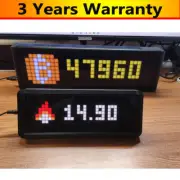 20cm Screen Digital Currency Market Display RSP8266 WS2812B Cryptocurrency Price