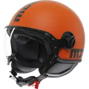 FGTR Classic Candy Matt Orange Jet Helmet