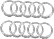 10 Rolls Aluminum Bonsai Training Wire 1mm DIY Bonsai Plant Modelling Easy to Bend and Cut