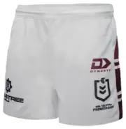 Manly Sea Eagles Players Home Shorts Sizes Small - 7XL NRL Dynasty In Stock 22