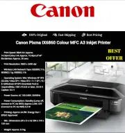 Canon PIXMA iX6860 A3+ WiFi Wireless Inkjet Printer AirPrint