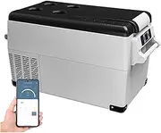 55L Car Refrigerator Electric Cooler -4℉~68℉ Car Fridge With APP Control Portable Freezer DC/AC For Camping Truck(35L)